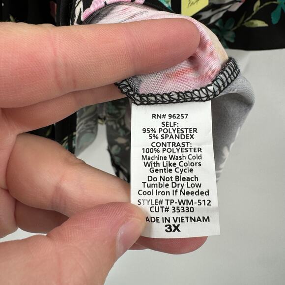 NWT PS floral wrap blouse - Picture 5 of 7